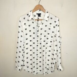 Button Up Shirt Blouse